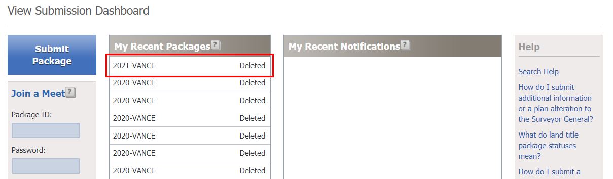 deletedpackage