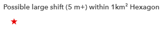 Assessed Accuracy: 1km2 Hexagons