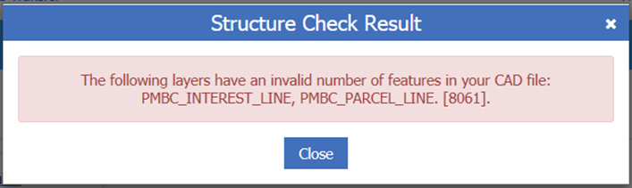 Invalid features check