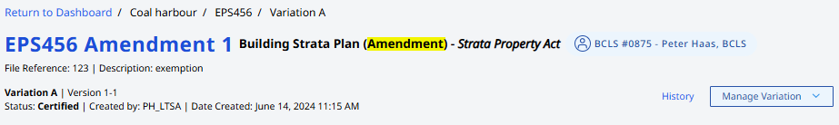 Amendment