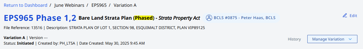 Phased Strata