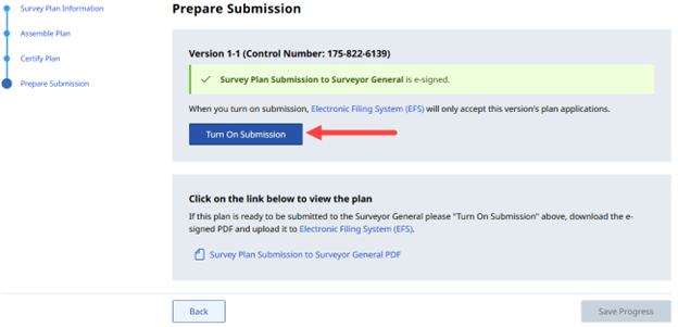 Submit a Plan for Filing in the Crown Land Registry | System Help