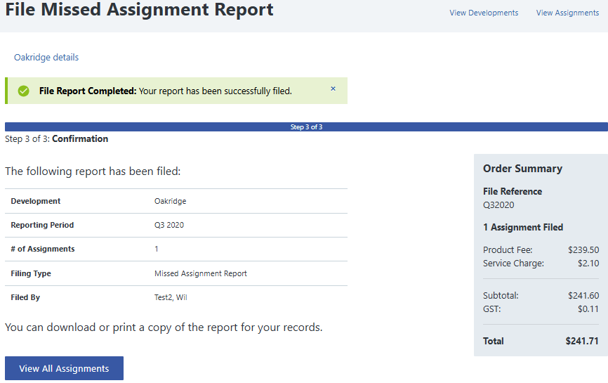 Missed Assignments | System Help
