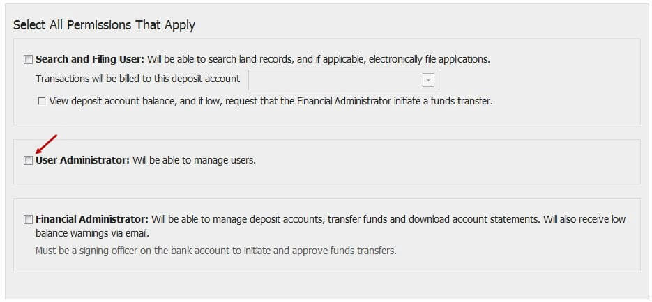 User Administrator permissions