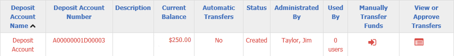 Active Deposit Account Before Fund Transfer