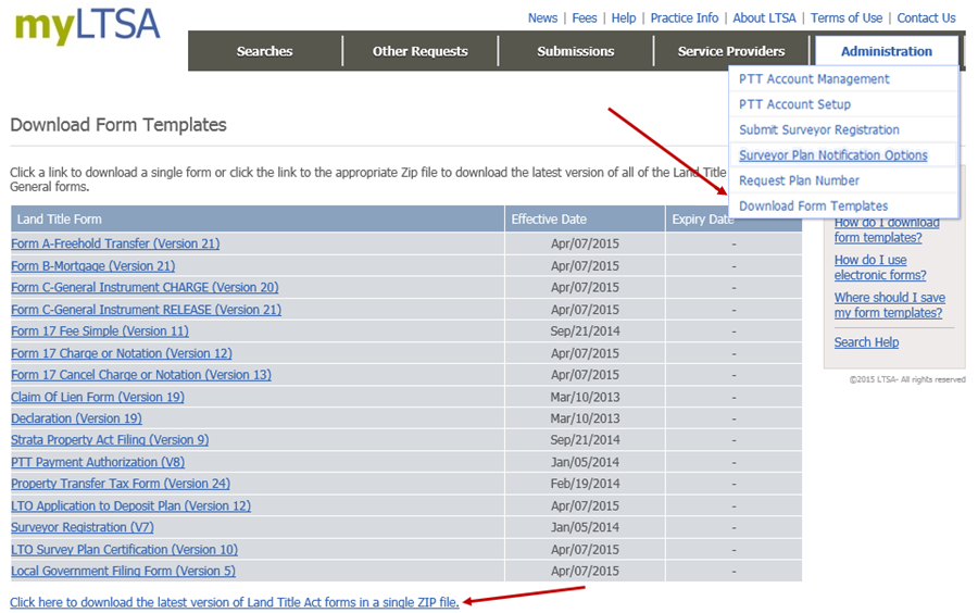 Download Form Templates