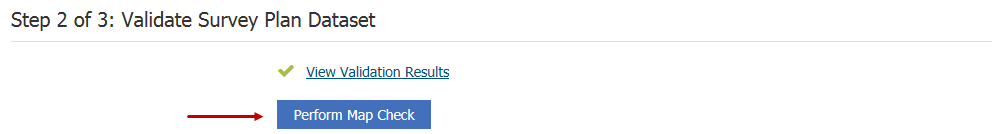 Perform Map Check Button