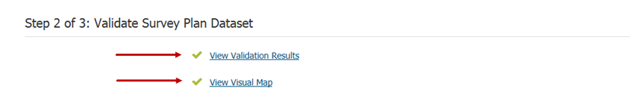 Validation Results and Visual Map