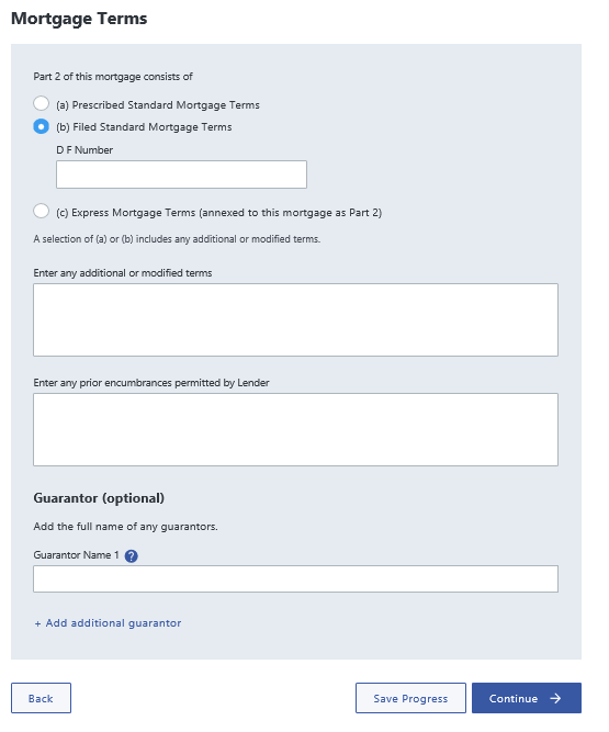 Form B (Mortgage) | LTSA Help