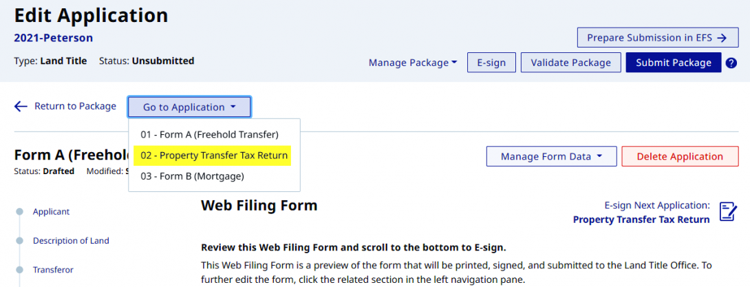 Edit A Form Within A Package | LTSA Help